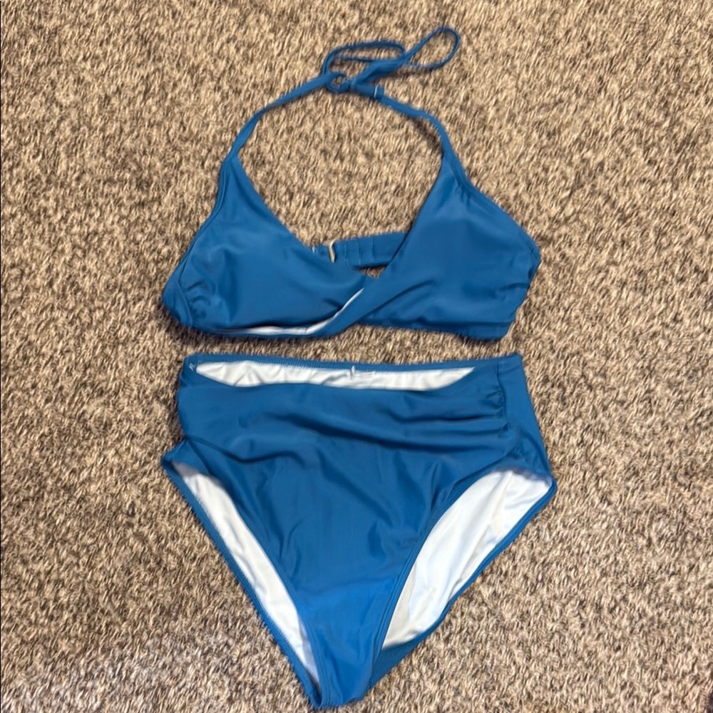 Women's Blue Bikini Set